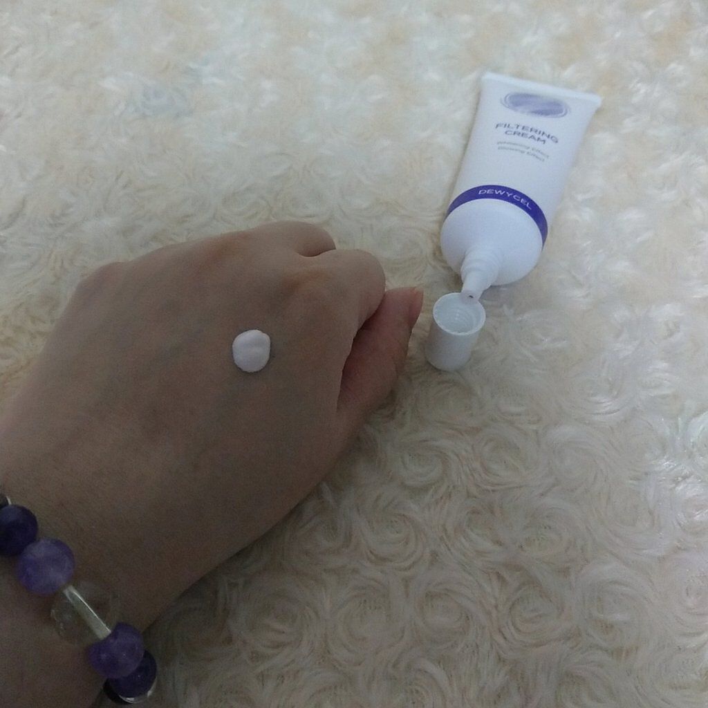フィルタリングクリーム/DEWYCEL/日焼け止めクリームを使ったクチコミ(3枚目)