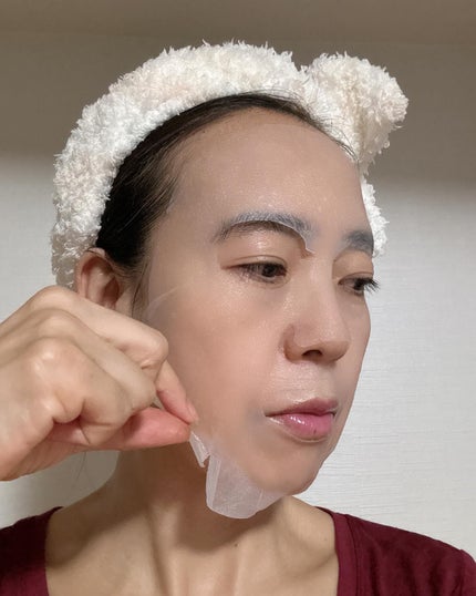 ディープモイスチャー マスク (ケアクリーム付き)/cerXcer/シートマスク・パックを使ったクチコミ(4枚目)