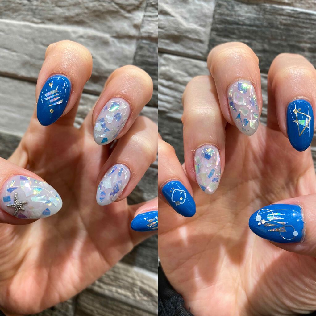 ジェルネイル(ライト対応)/セリア/ジェルネイルを使ったクチコミ(2枚目)