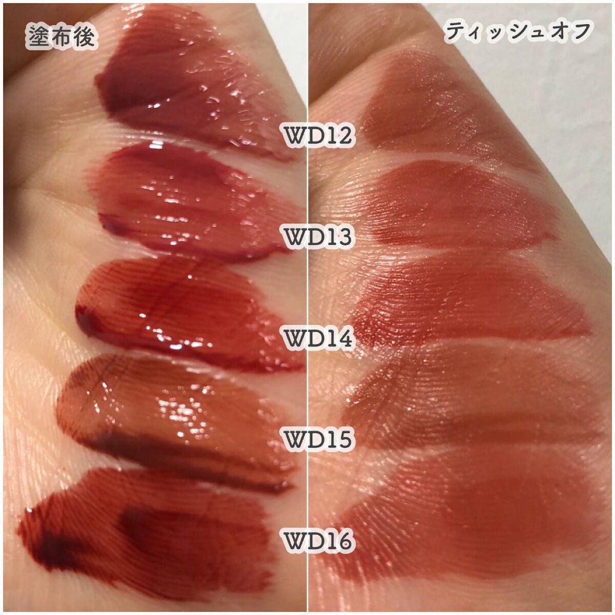 ザ ウォータリーデューティント/MERZY/リップティントを使ったクチコミ（3枚目）
