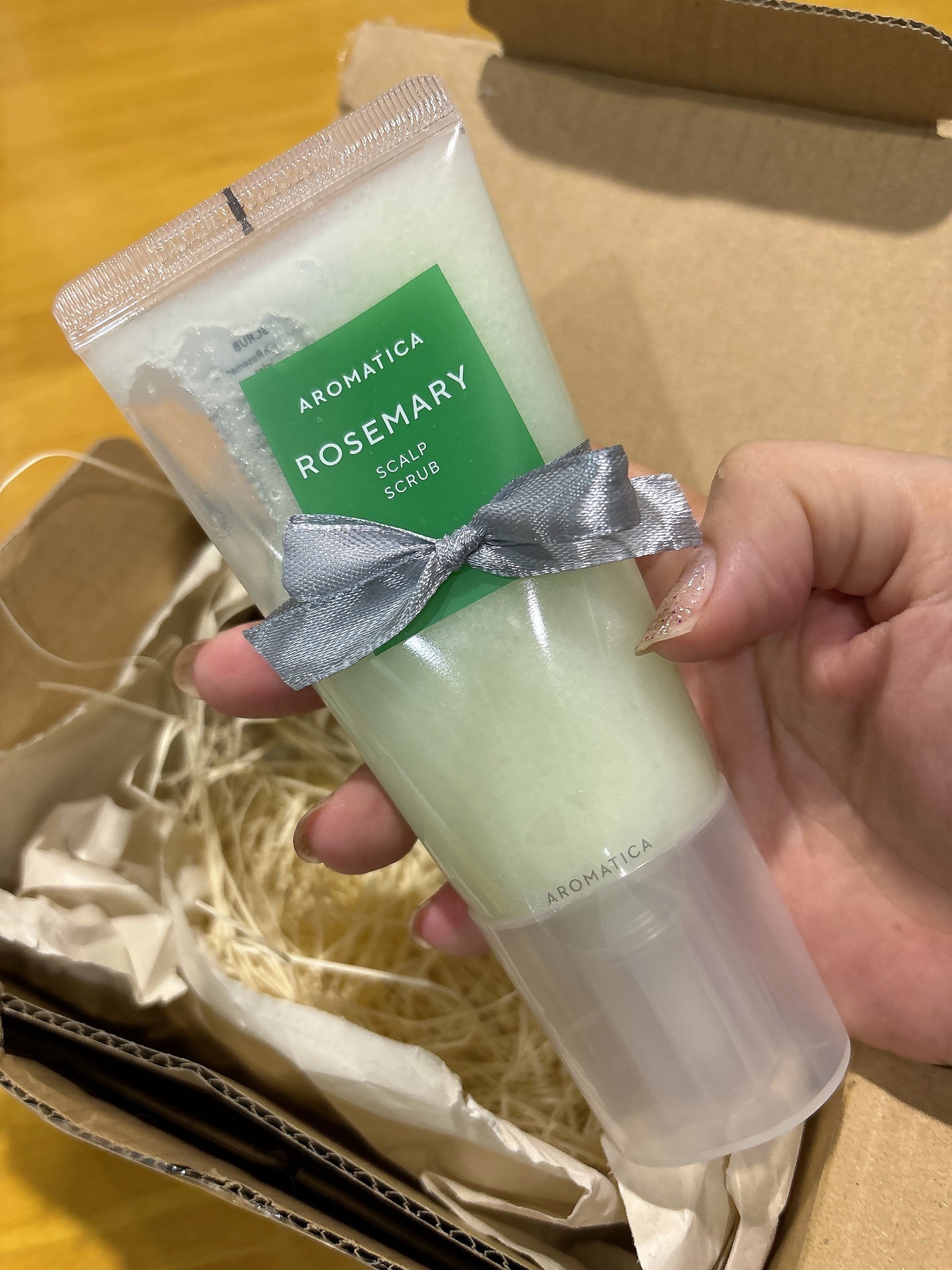 ローズマリー スカルプ スクラブ/AROMATICA/ヘッドスクラブを使ったクチコミ(1枚目)