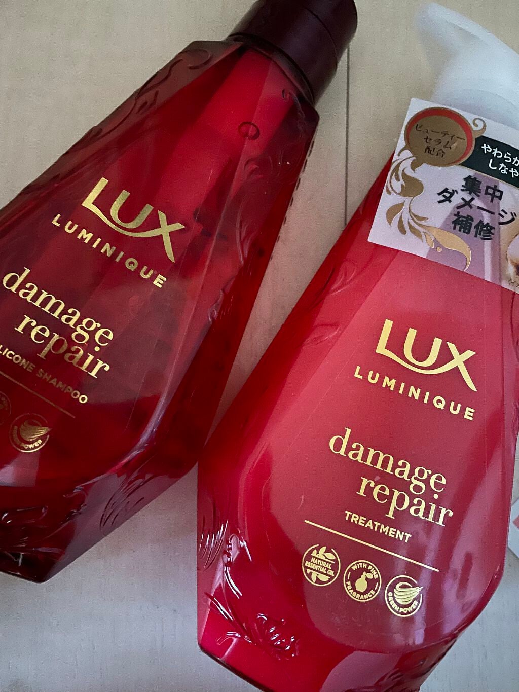 ルミニーク ダメージリペア シャンプー/トリートメント/LUX/市販シャンプーを使ったクチコミ(1枚目)