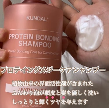 KUNDAL クンダル ダメージケア シャンプー/トリートメントのクチコミ「＼植物性由来のコスパいいシャンプー／

___________________________.....」（2枚目）