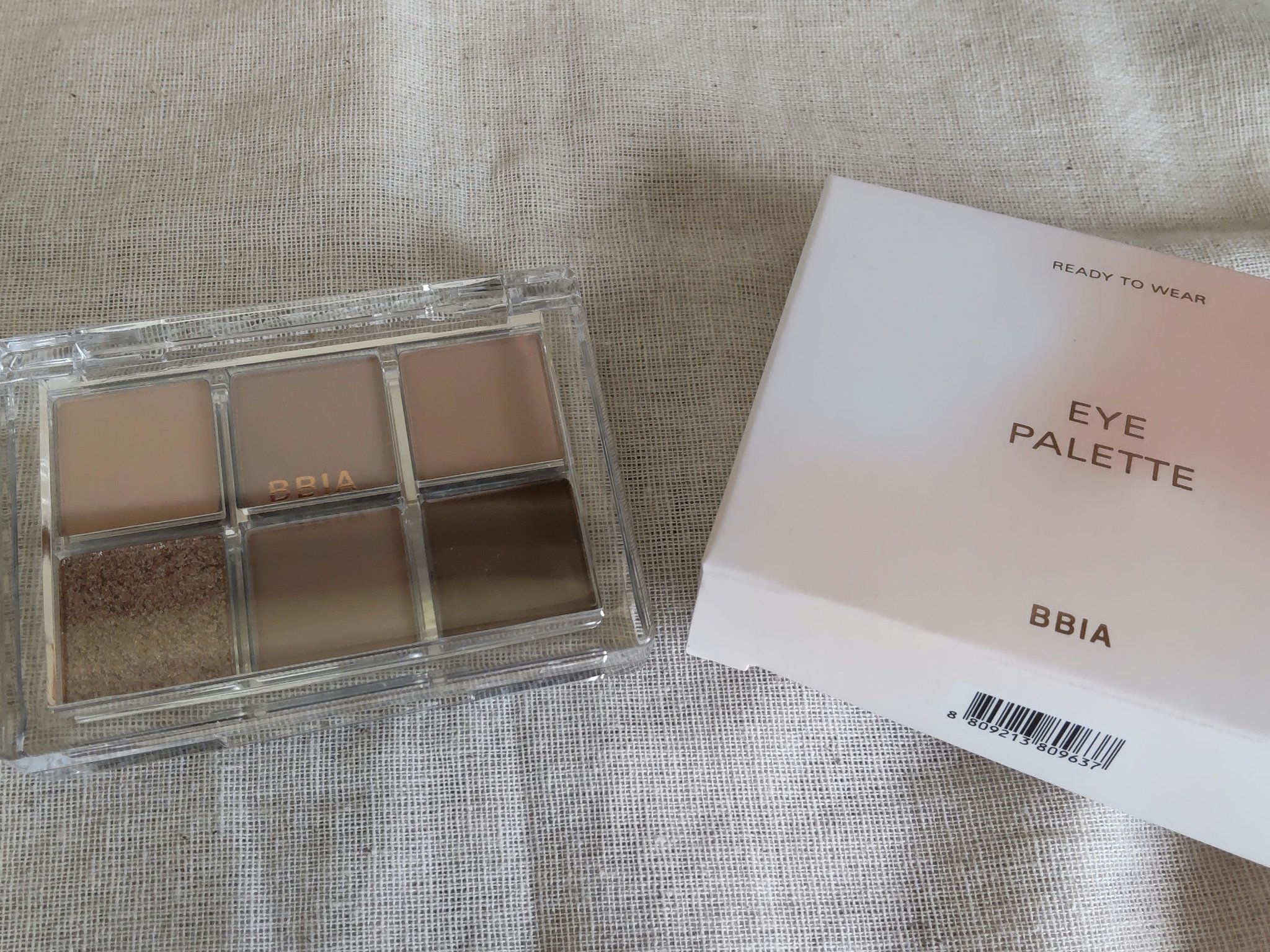 レディートゥーウェアアイパレット/BBIA/アイシャドウパレットを使ったクチコミ（1枚目）