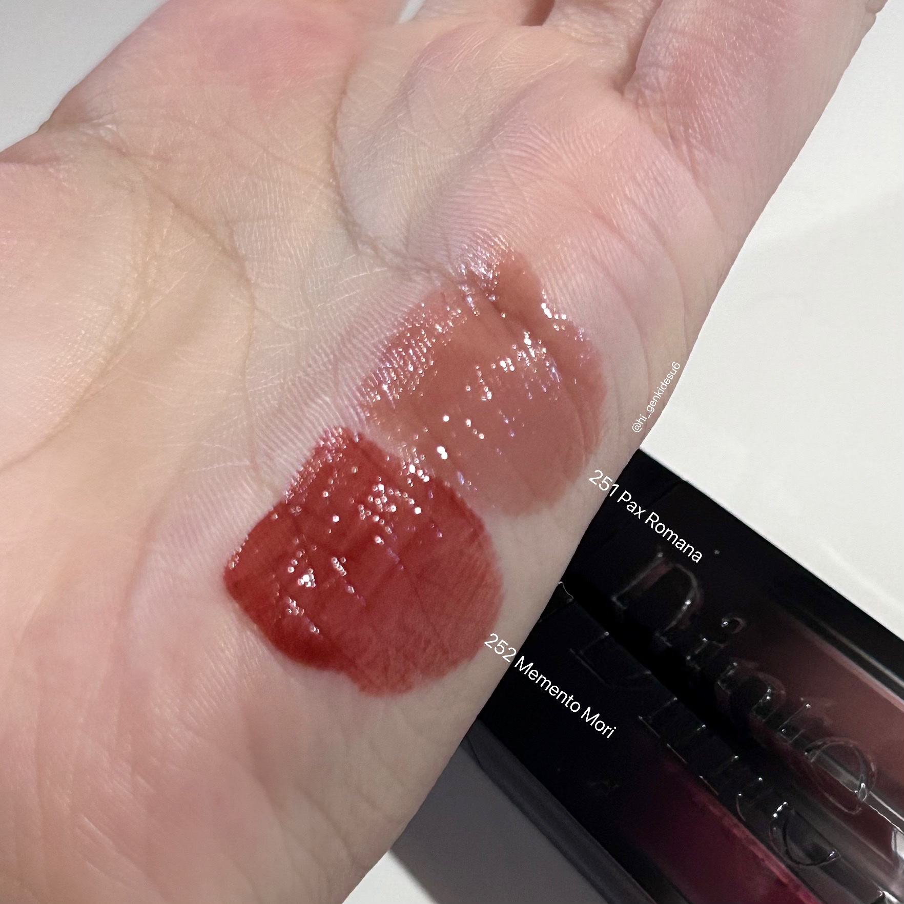 ブラーグロイリップティント/Dinto/リップティントを使ったクチコミ（2枚目）