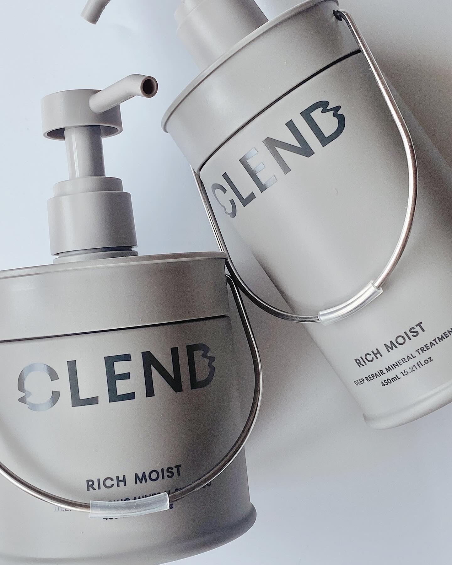 リッチモイスト ディープクレンジング ミネラル シャンプー/ディープリペア ミネラル トリートメント/CLEND/市販シャンプーを使ったクチコミ（1枚目）