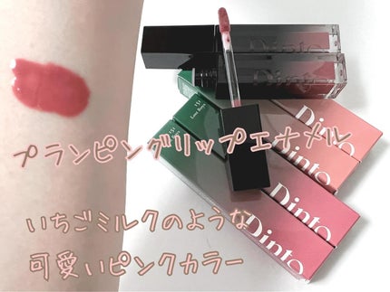 ディープキスド プランピング リップエナメル/Dinto/リップグロスを使ったクチコミ(1枚目)