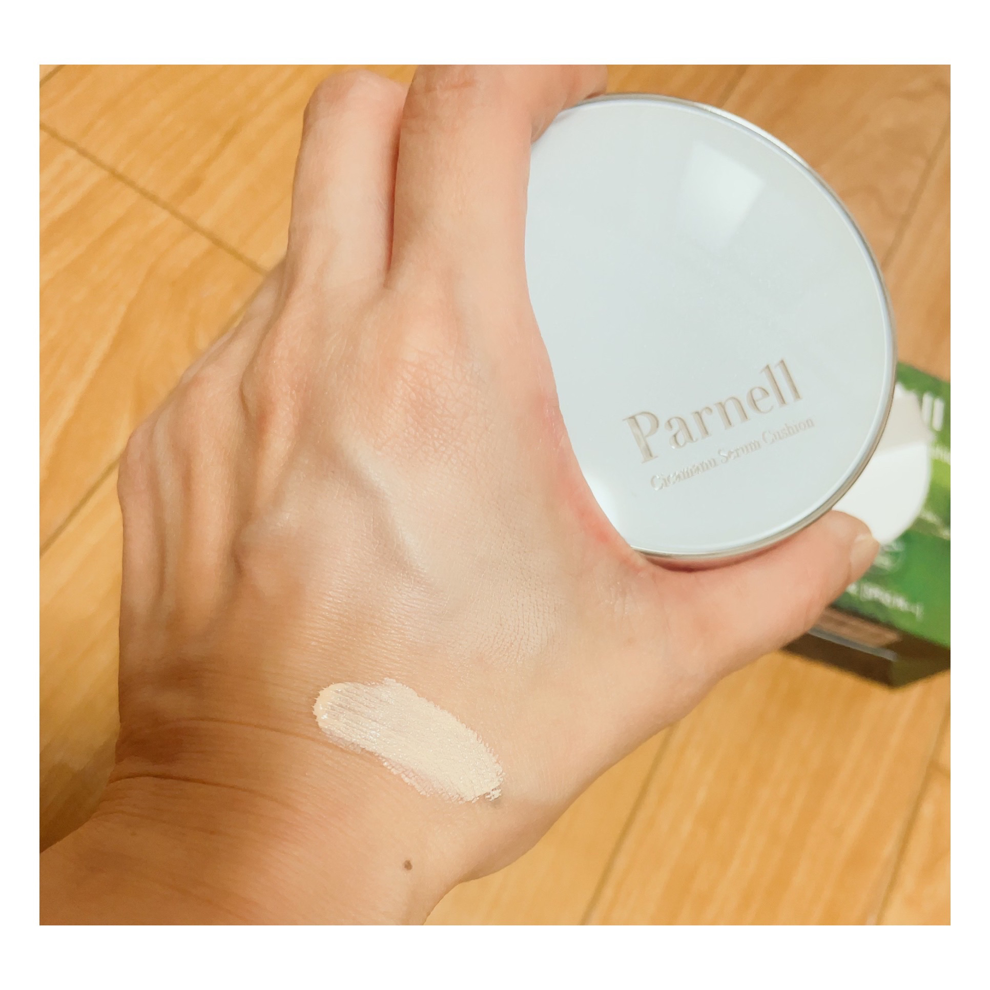 シカマヌ　セラム　クッションファンデ/parnell/クッションファンデーションを使ったクチコミ（3枚目）