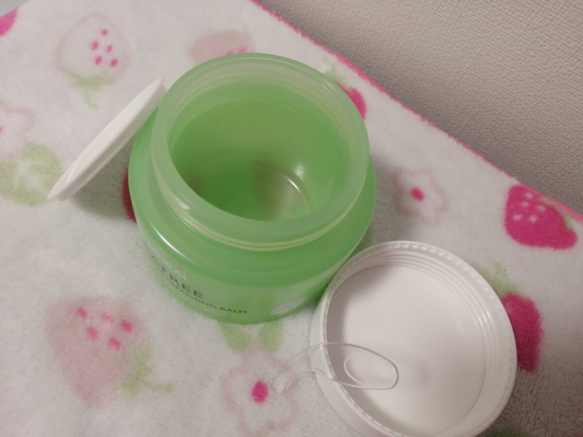 ティーツリーカーミングクレンジングバーム/MEDIHEAL/クレンジングバームを使ったクチコミ（2枚目）