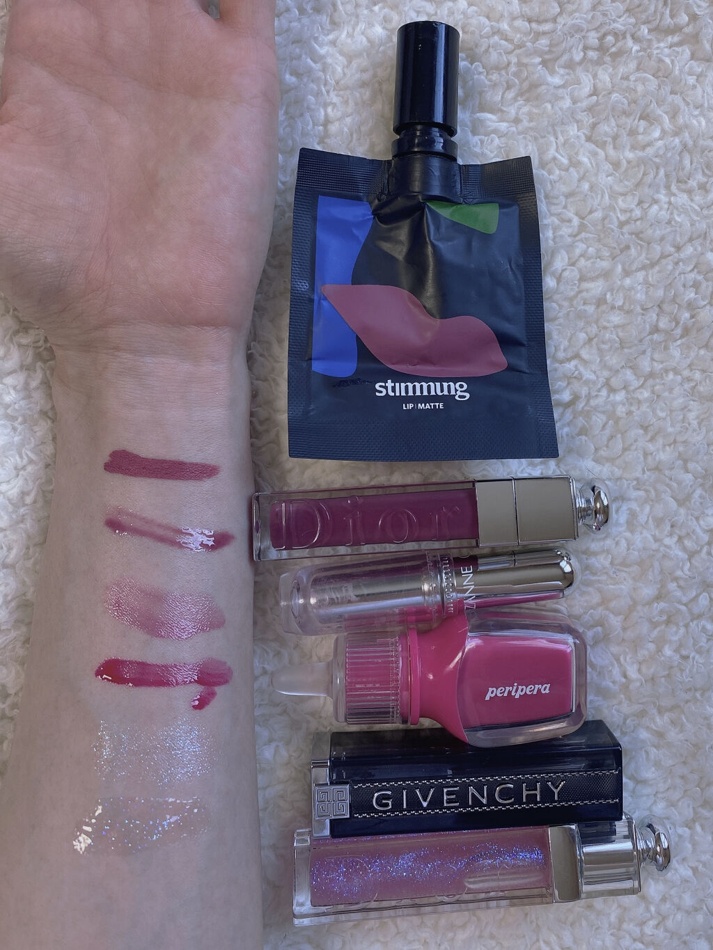 ランテルディ・リップスティック No.01 フローズン・ブルー(限定)/GIVENCHY/口紅を使ったクチコミ（3枚目）