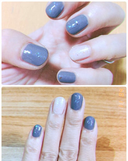 ゆり母 on LIPS 「ネイルホリックGY016DN(デコレーティブネイル)ネイルカラ..」(3枚目)