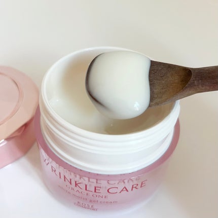 リンクルケア ホワイト モイストジェルクリーム/グレイスワン/オールインワン化粧品を使ったクチコミ(2枚目)