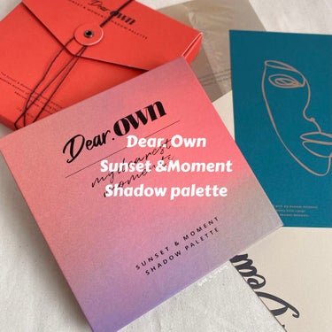 sunset&moment shadow palette/Dear.own/アイシャドウパレットを使ったクチコミ（2枚目）