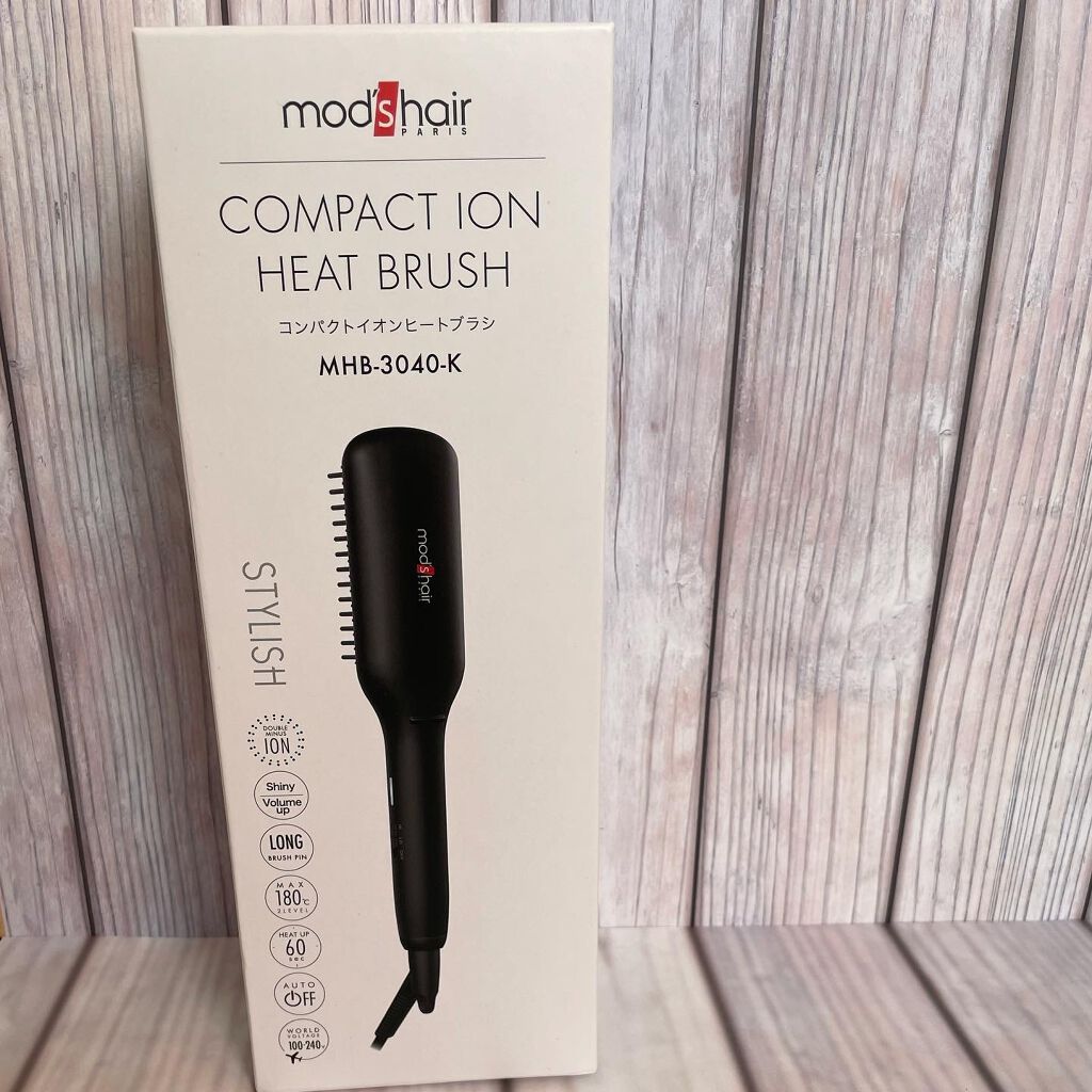 スタイリッシュ コンパクトイオンヒートブラシ MHB-3040-K/mod's hair/ヒートブラシを使ったクチコミ(5枚目)