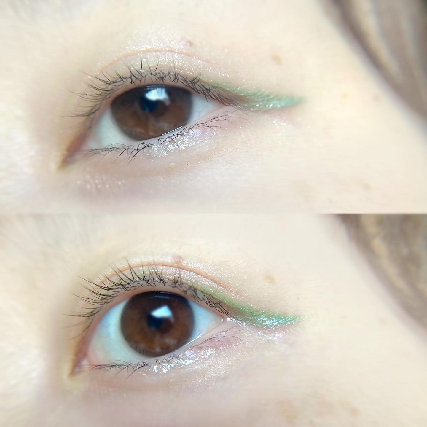 美容液ラメライナー/Borica/リキッドアイライナーを使ったクチコミ（3枚目）