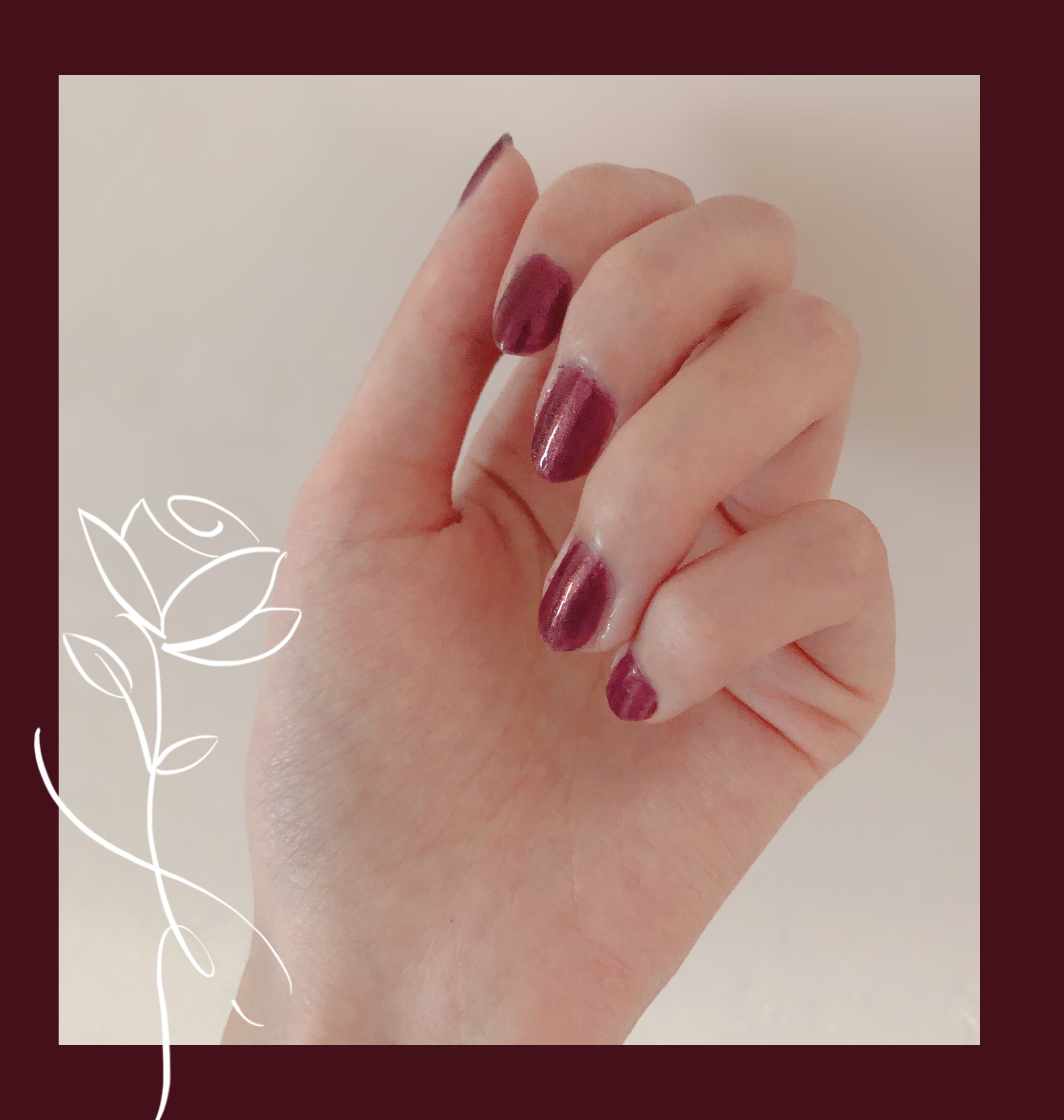 ネイルホリック Galactic color RD409/ネイルホリック/マニキュアを使ったクチコミ（1枚目）