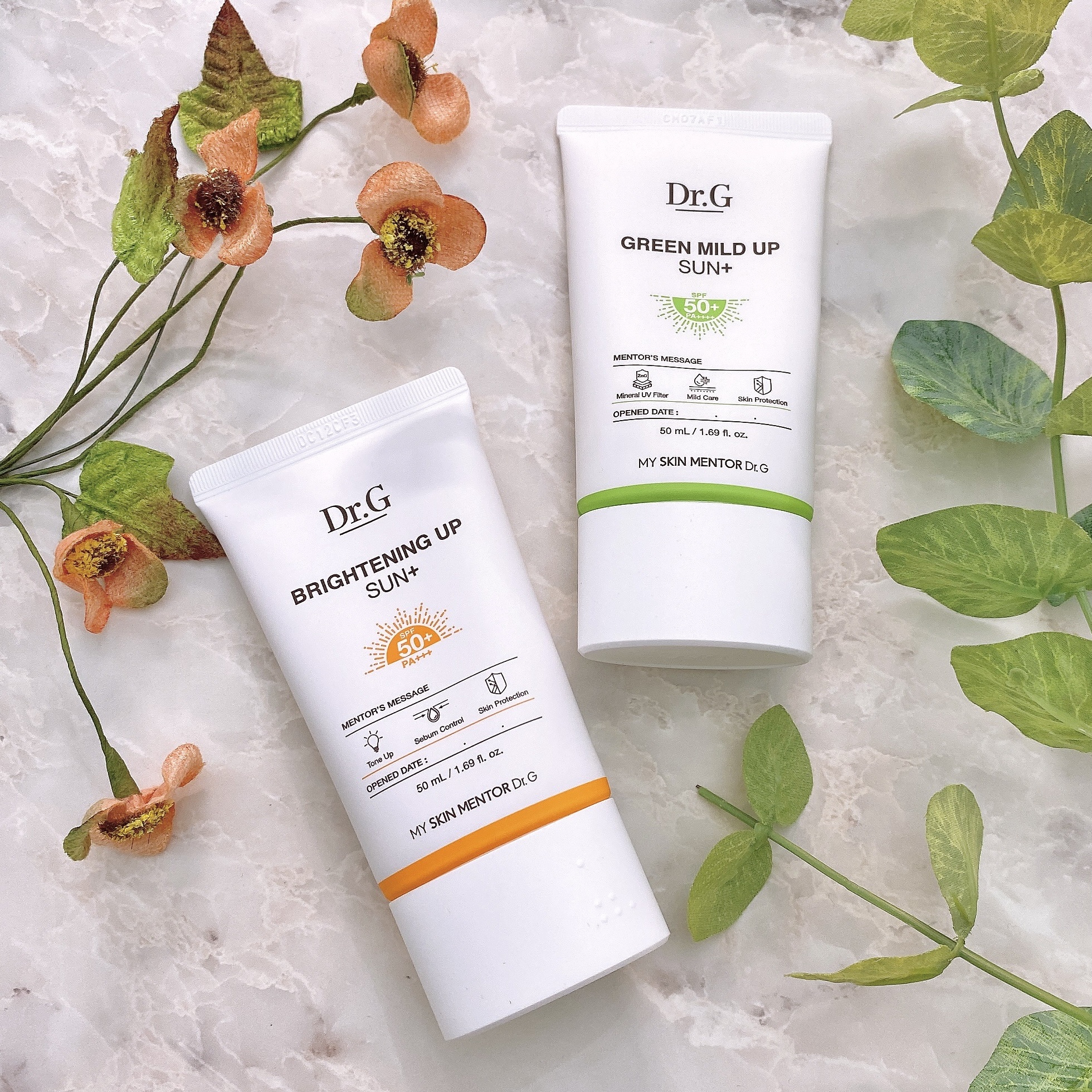 グリーンマイルドアップサンプラス/Dr.G/日焼け止めクリームを使ったクチコミ（1枚目）