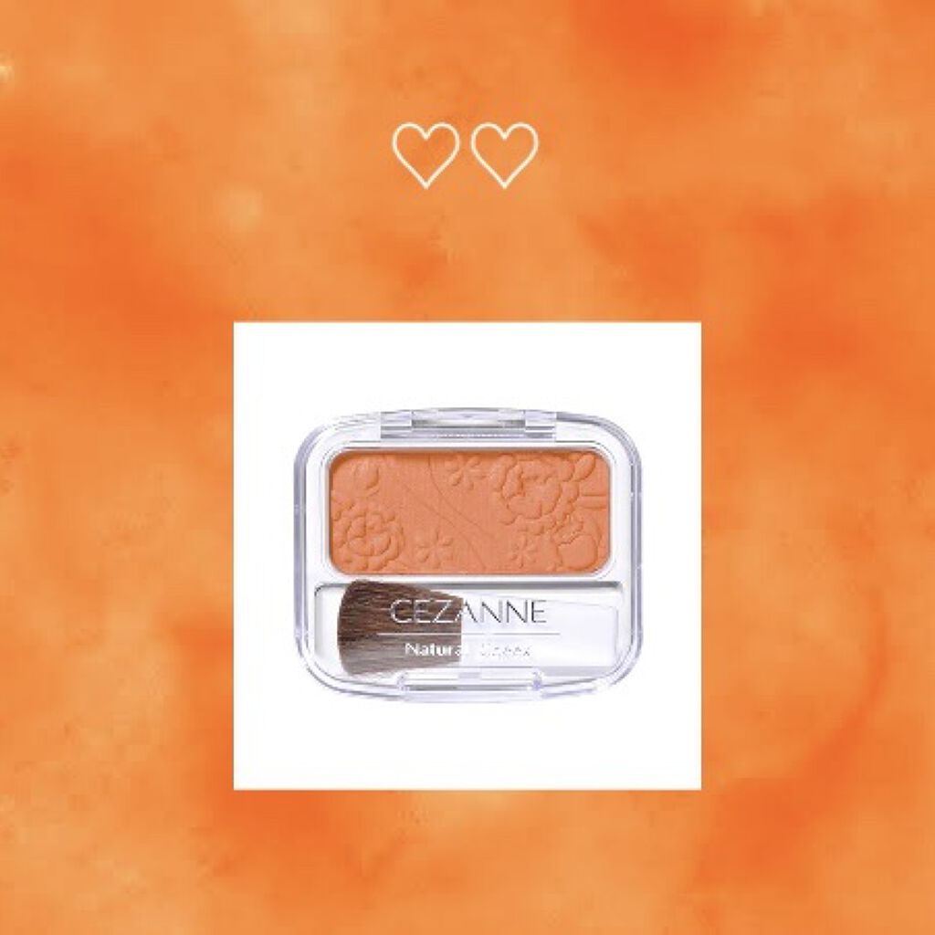 ナチュラル チークN/CEZANNE/パウダーチークを使ったクチコミ（1枚目）