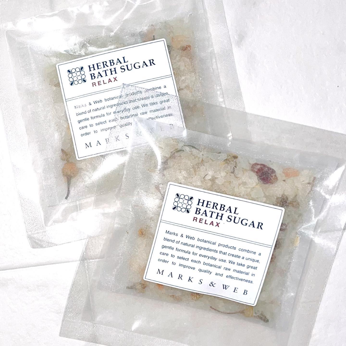 ハーバルバスシュガー リラックス/MARKS&WEB/無機塩系入浴剤を使ったクチコミ（2枚目）
