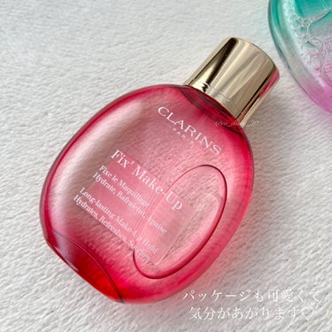 フィックス メイクアップ/CLARINS/ミスト状化粧水を使ったクチコミ（2枚目）