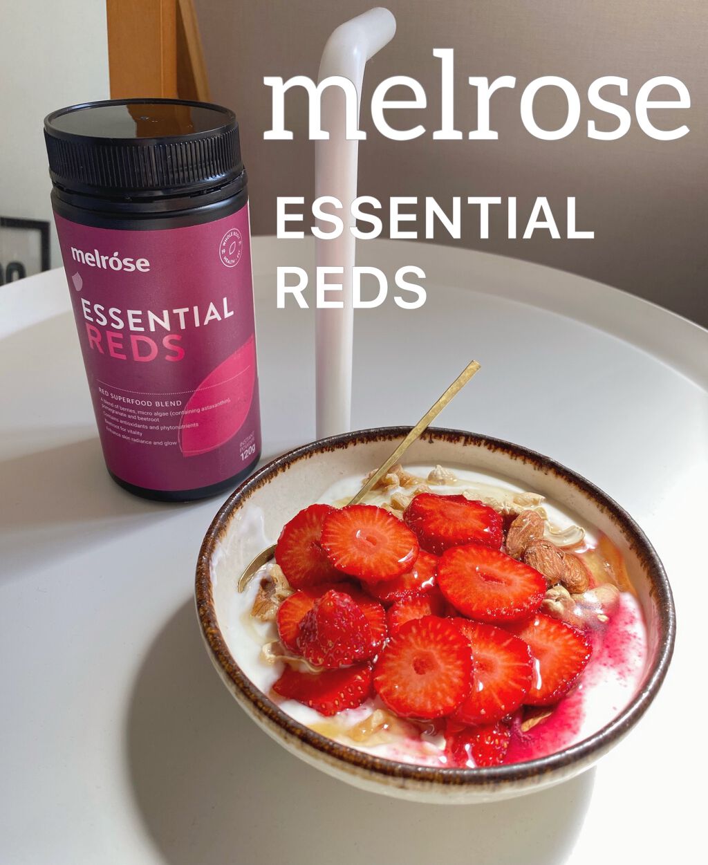 エッセンシャル レッドパウダー/melrose/美容サプリメントを使ったクチコミ（1枚目）