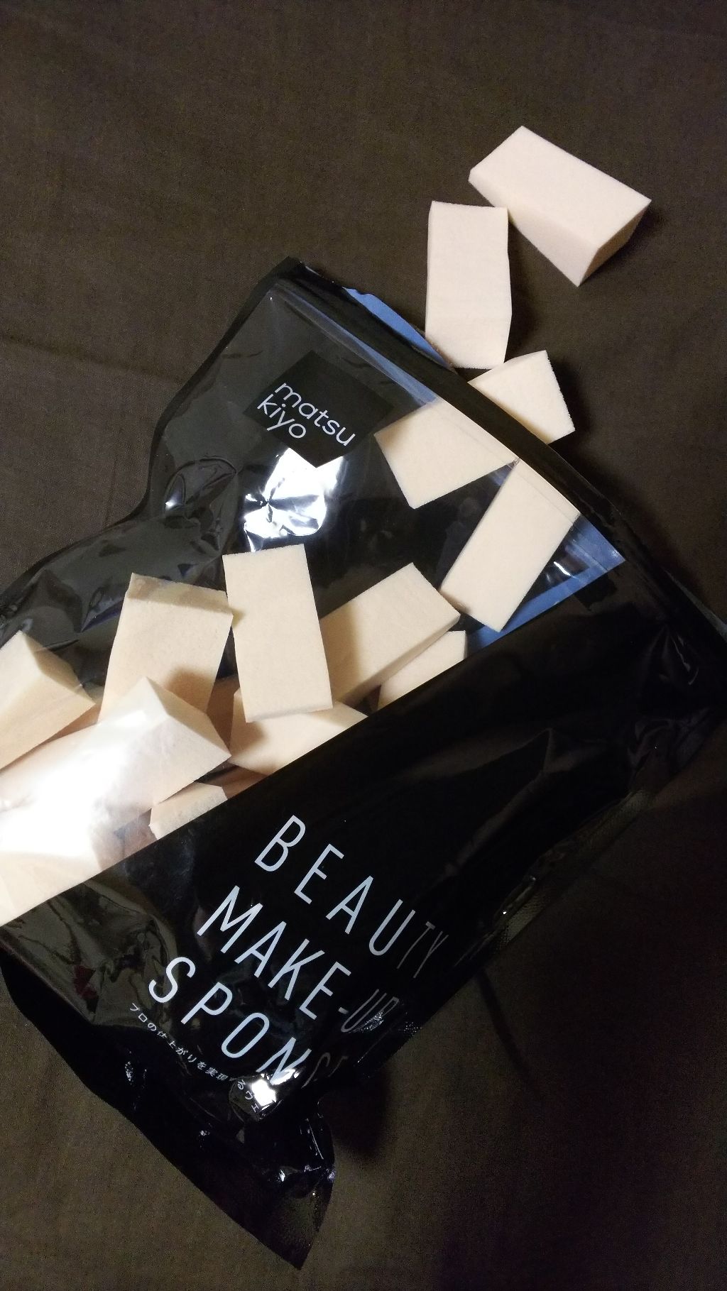 matsukiyo メイクアップスポンジ ウェッジ型/matsukiyo/パフ・スポンジを使ったクチコミ（1枚目）