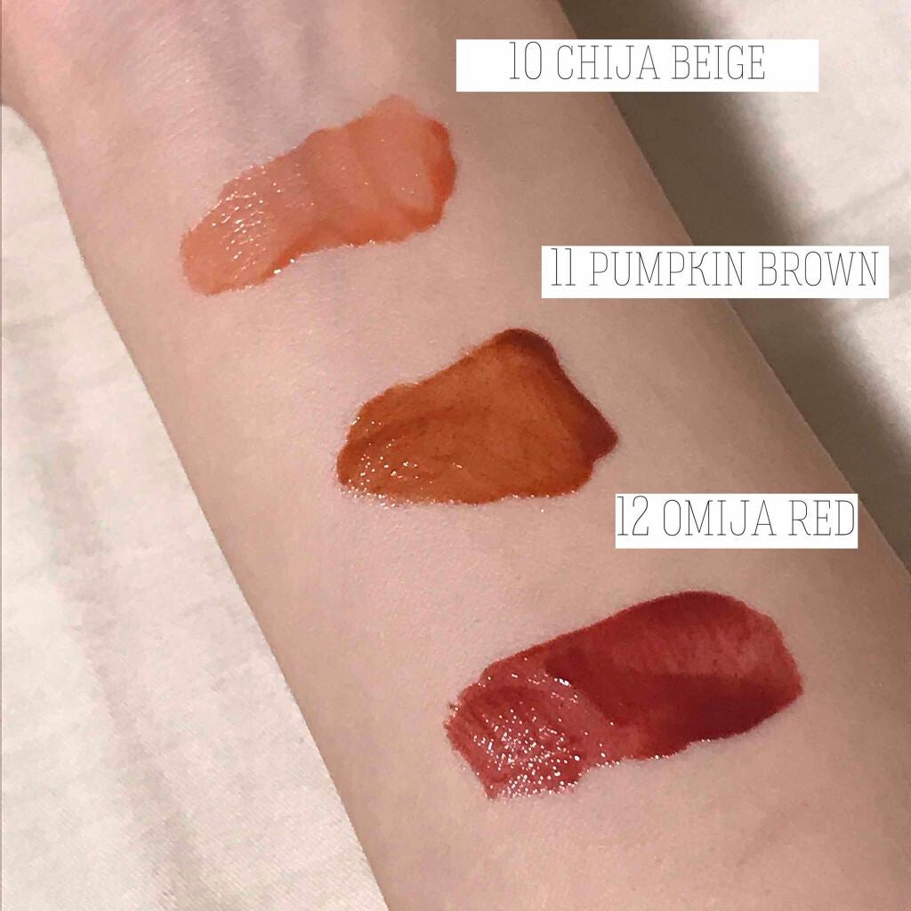 グラスティングウォーターティント/rom&nd/リップティントを使ったクチコミ(3枚目)