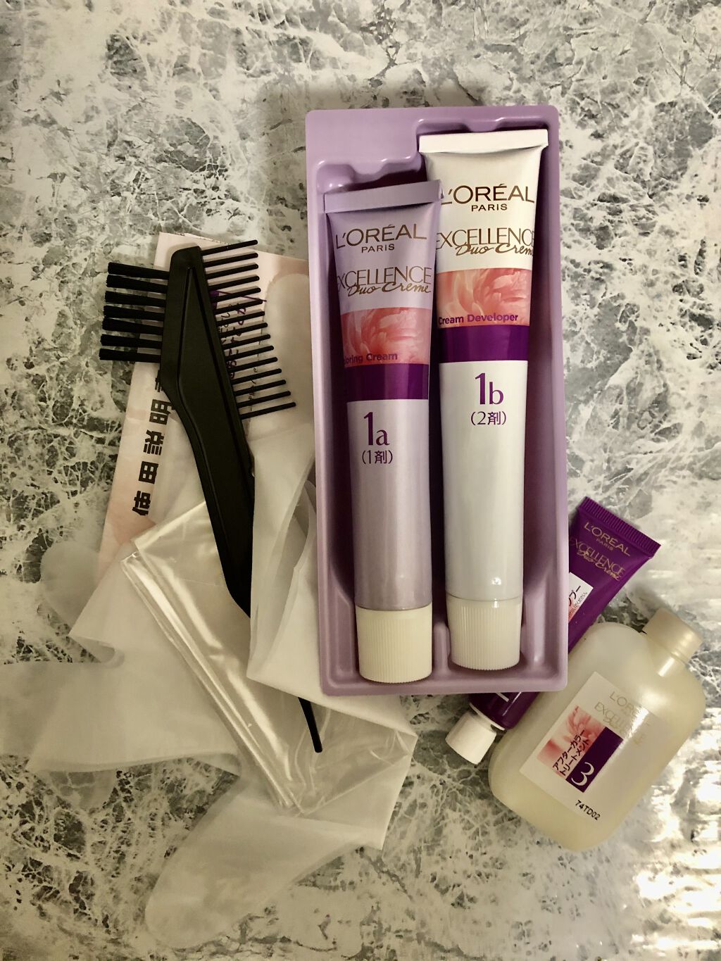 エクセランス ヘアカラー 7NG/ロレアル パリ/ヘアカラーを使ったクチコミ（2枚目）