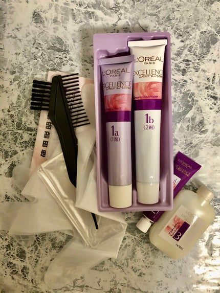 エクセランス ヘアカラー/ロレアル パリ/ヘアカラーを使ったクチコミ(2枚目)