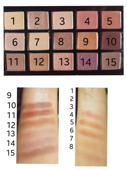 プレイカラーアイパレット ランジェリーバックステージ/ETUDE/アイシャドウパレットを使ったクチコミ(2枚目)