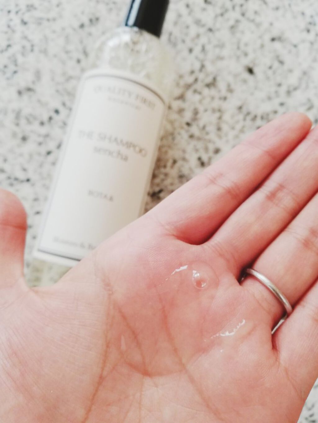 ボタアンド ザ シャンプー <sencha>/クオリティファースト/市販シャンプーを使ったクチコミ（2枚目）