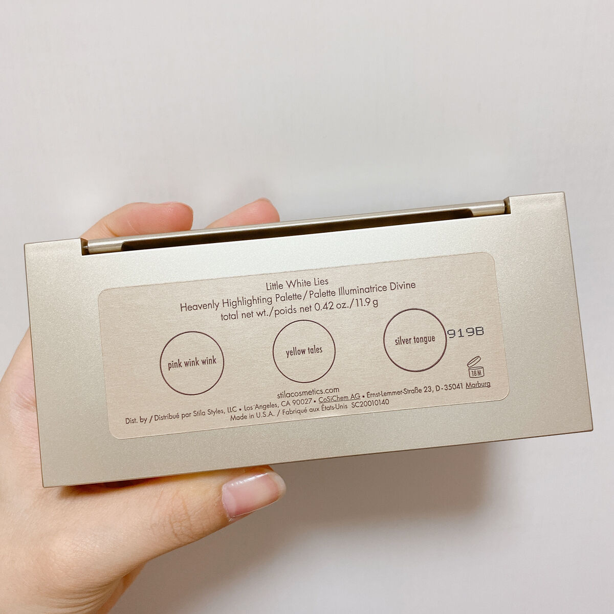 stila リトルホワイトライズヘブンリーハイライトパレットのクチコミ「\stila リトルホワイトライズヘブンリーハイライトパレット/

pink  wink wi.....」（3枚目）