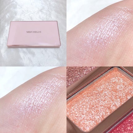 バレンタインボックス3ローズモーメント/VAVI MELLO/アイシャドウパレットを使ったクチコミ(7枚目)