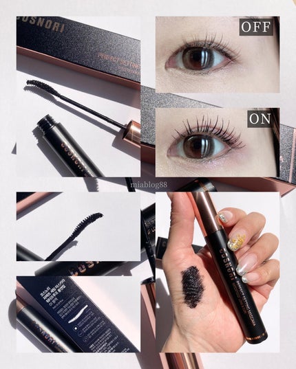 パーフェクトセッティングウォータープルーフマスカラ Long&Curl/COSNORI/マスカラを使ったクチコミ(1枚目)