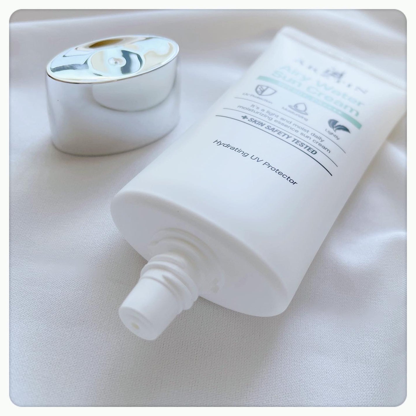 エアリーウォーターサンクリーム/エルツティン/日焼け止めクリームを使ったクチコミ(3枚目)