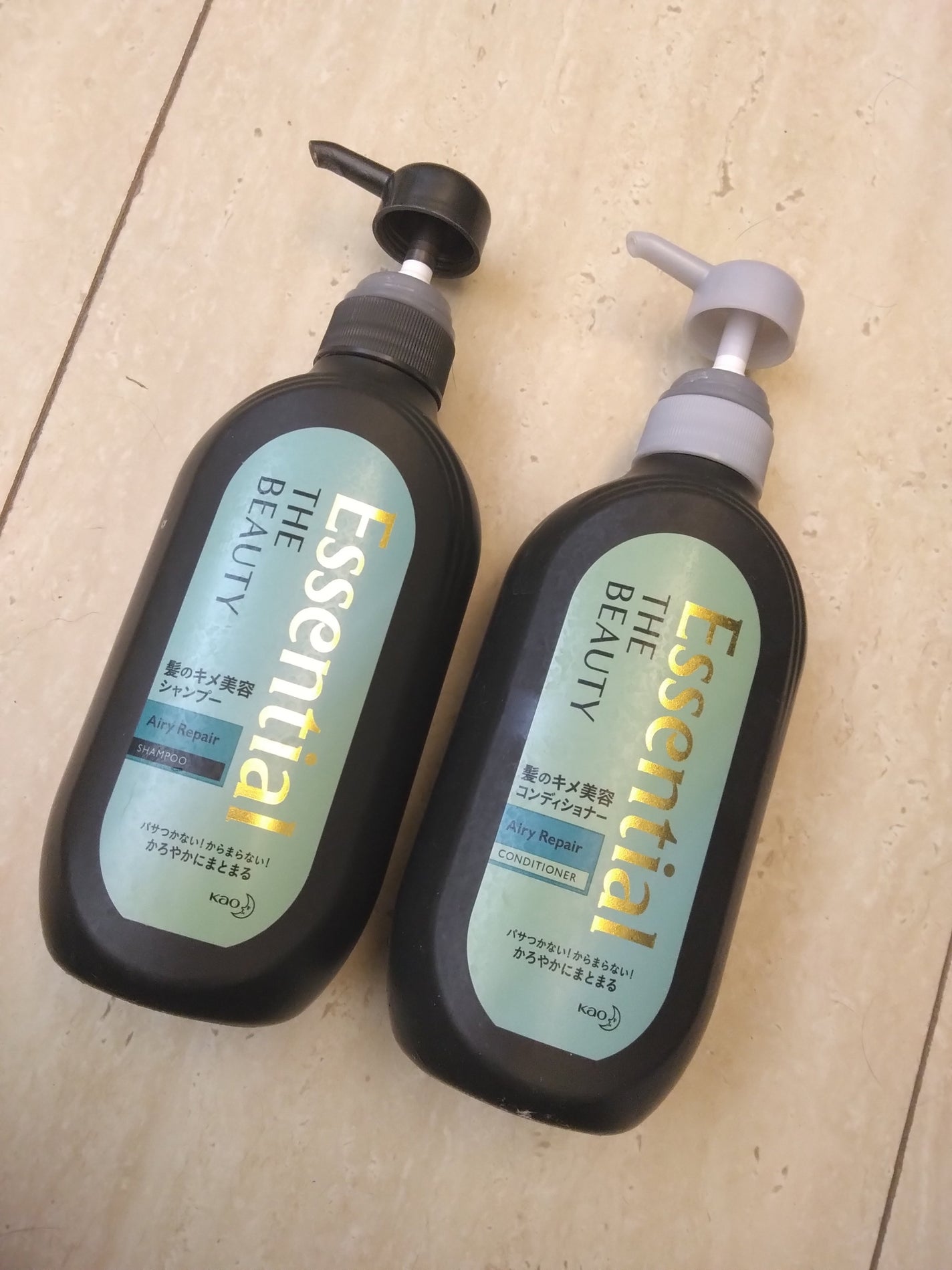 THE BEAUTY 髪のキメ美容シャンプー/コンディショナー<エアリーリペア> /エッセンシャル/シャンプー・コンディショナーを使ったクチコミ(1枚目)