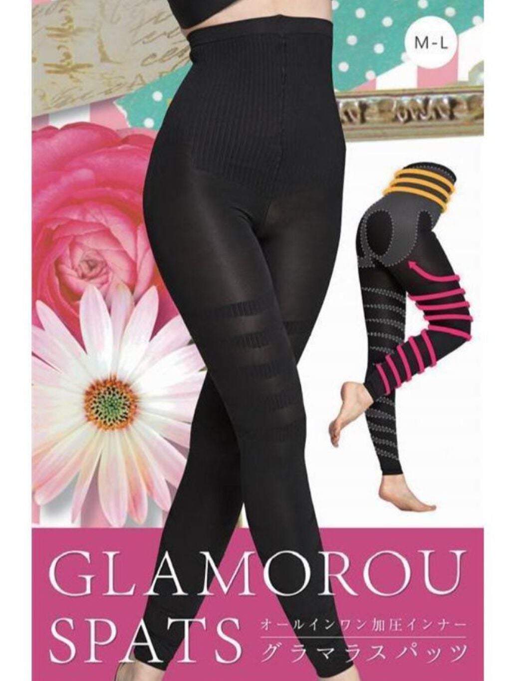 多機能型・オールインワン加圧インナー グラマラスパッツ/グラマラスパッツシリーズ/着圧ソックス・レギンスを使ったクチコミ(1枚目)