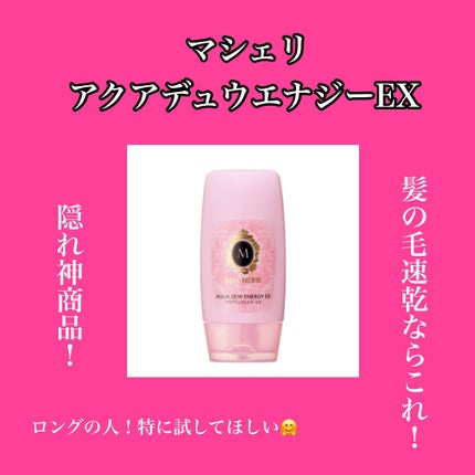 アクアデュウエナジー EX/MACHERIE/ヘアミルクを使ったクチコミ(1枚目)
