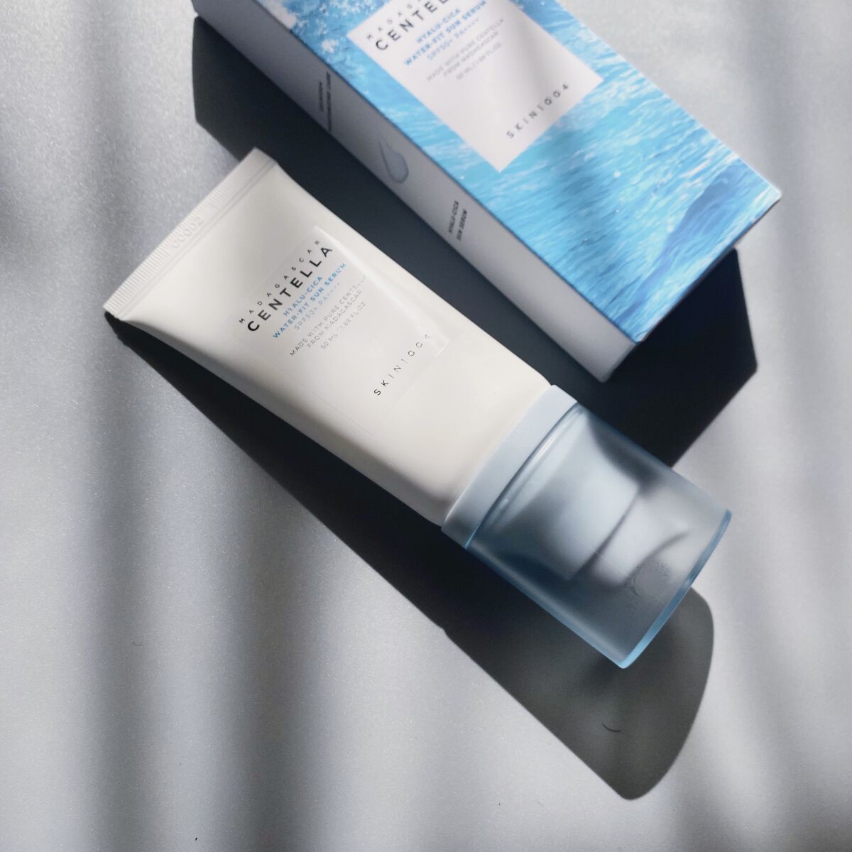 ヒアルーシカ ウォーターフィット サンセラム/SKIN1004/日焼け止めローションを使ったクチコミ（1枚目）