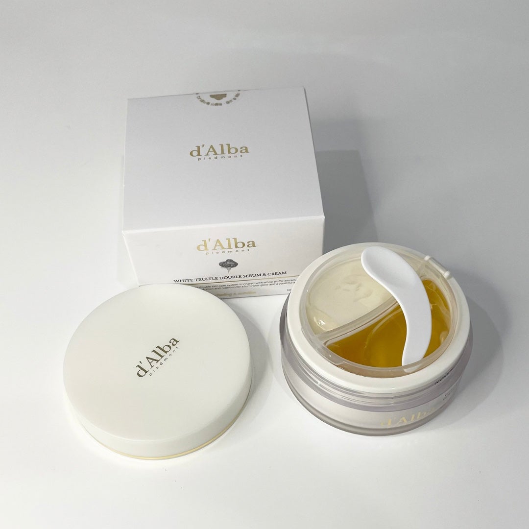 ホワイトトリュフダブルセラムアンドクリーム/ダルバ/フェイスクリームを使ったクチコミ(1枚目)