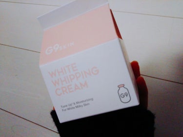 WHITE WHIPPING CREAM(ウユクリーム)/G9SKIN/化粧下地を使ったクチコミ（1枚目）