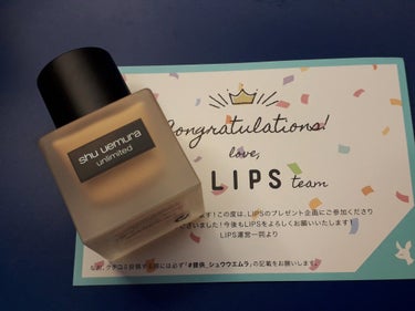 提供レビューです！
シュウウエムラさま、LIPSさまありがとうございます✨

【使った商品】
shu uemura
アンリミテッド ラスティング フルイド
664
標準色より黄みが強めのカラーです


