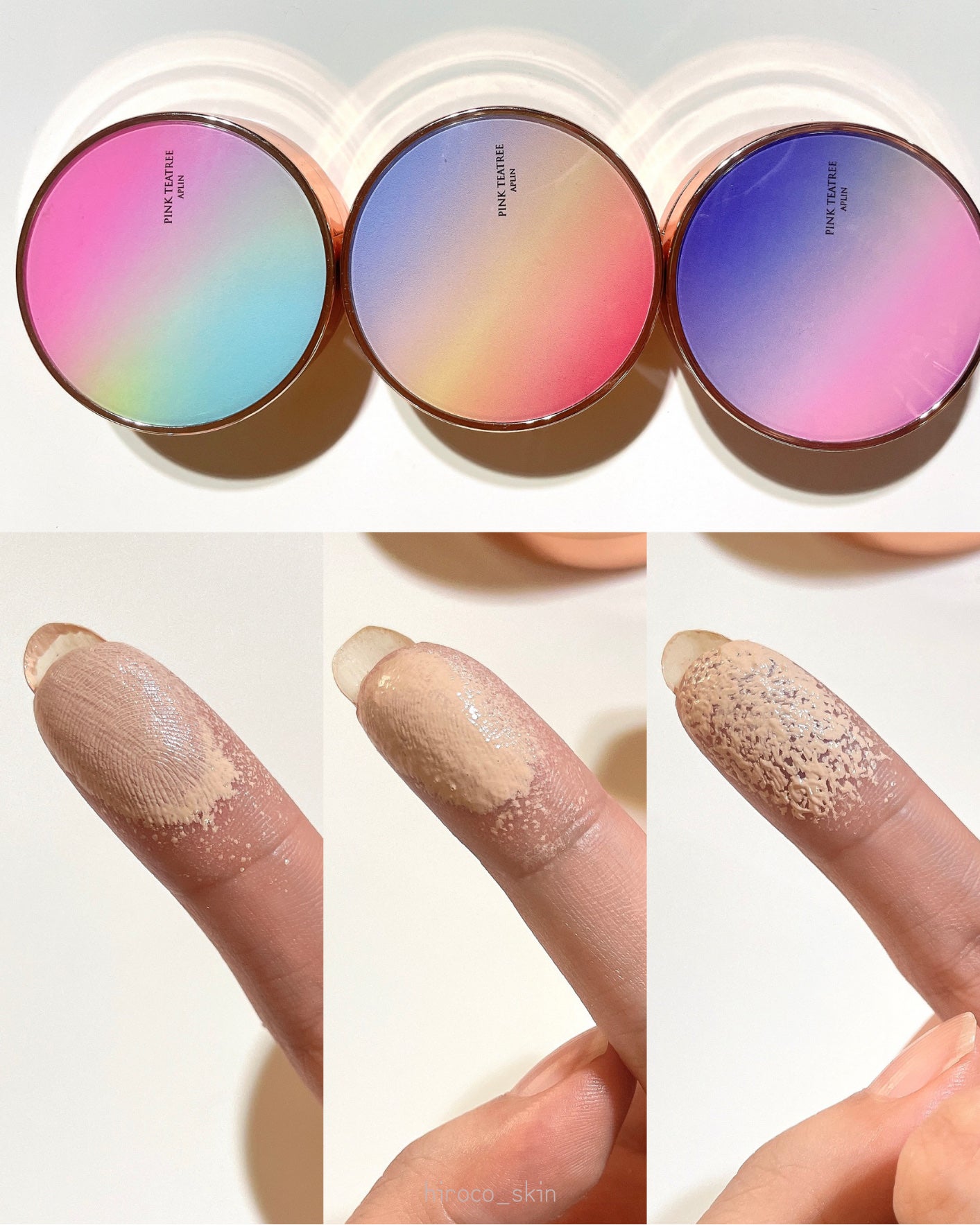 ピンクティーツリーカバークッション/APLIN/クッションファンデーションを使ったクチコミ(6枚目)