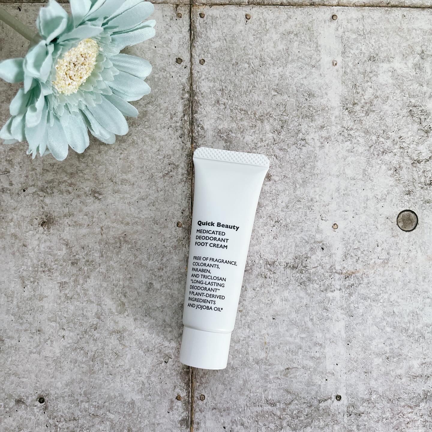 QB 薬用デオドラントフットクリーム 40C/クイックビューティー/デオドラント・制汗剤を使ったクチコミ（1枚目）