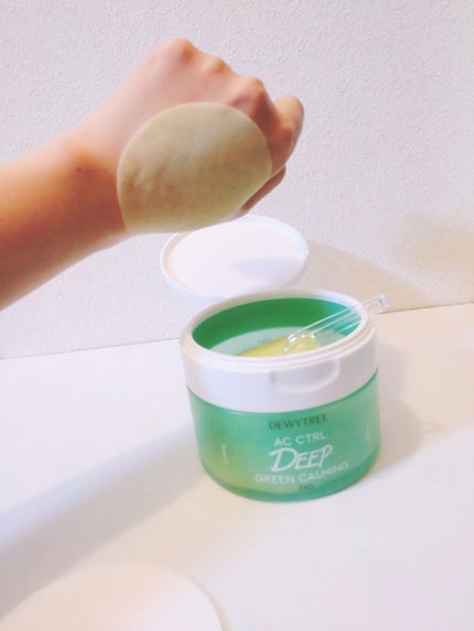 AC コントロール EX ディープ グリーン カーミング パッド 60枚入 /DEWYTREE/トナーパッドを使ったクチコミ(6枚目)