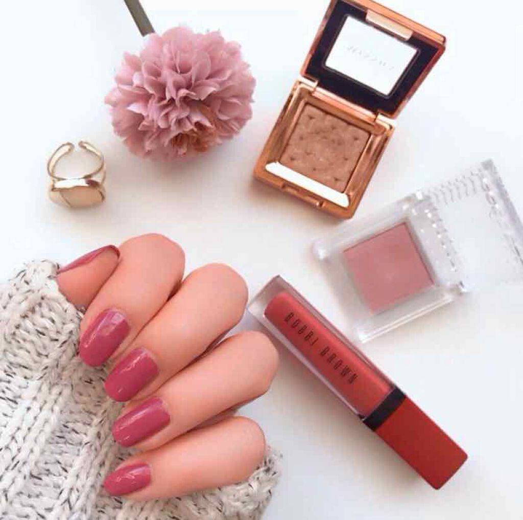 #くすみピンクネイル,#プチプラネイル,#100均ネイル,#春恋ネイルのネイルデザイン