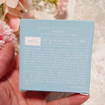 スムースフィットファンデーション/mileda/パウダーファンデーションを使ったクチコミ(2枚目)