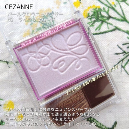 パールグロウニュアンサー/CEZANNE/パウダーハイライトを使ったクチコミ(2枚目)