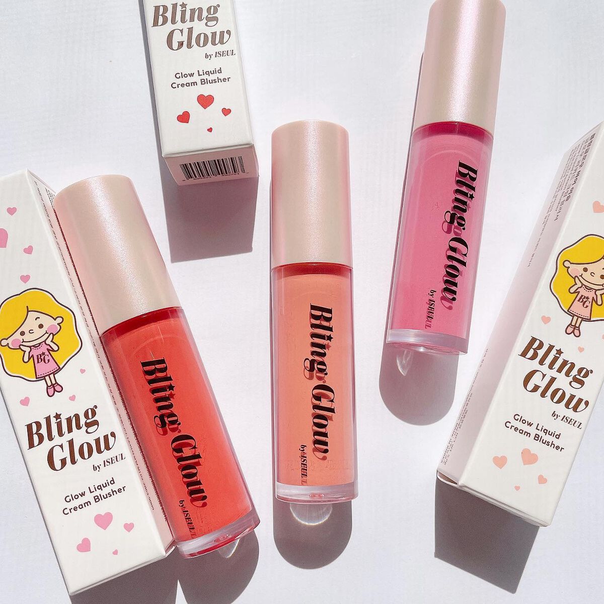 グローリキッドクリームチーク/BLING GLOW/リキッドチークを使ったクチコミ（1枚目）