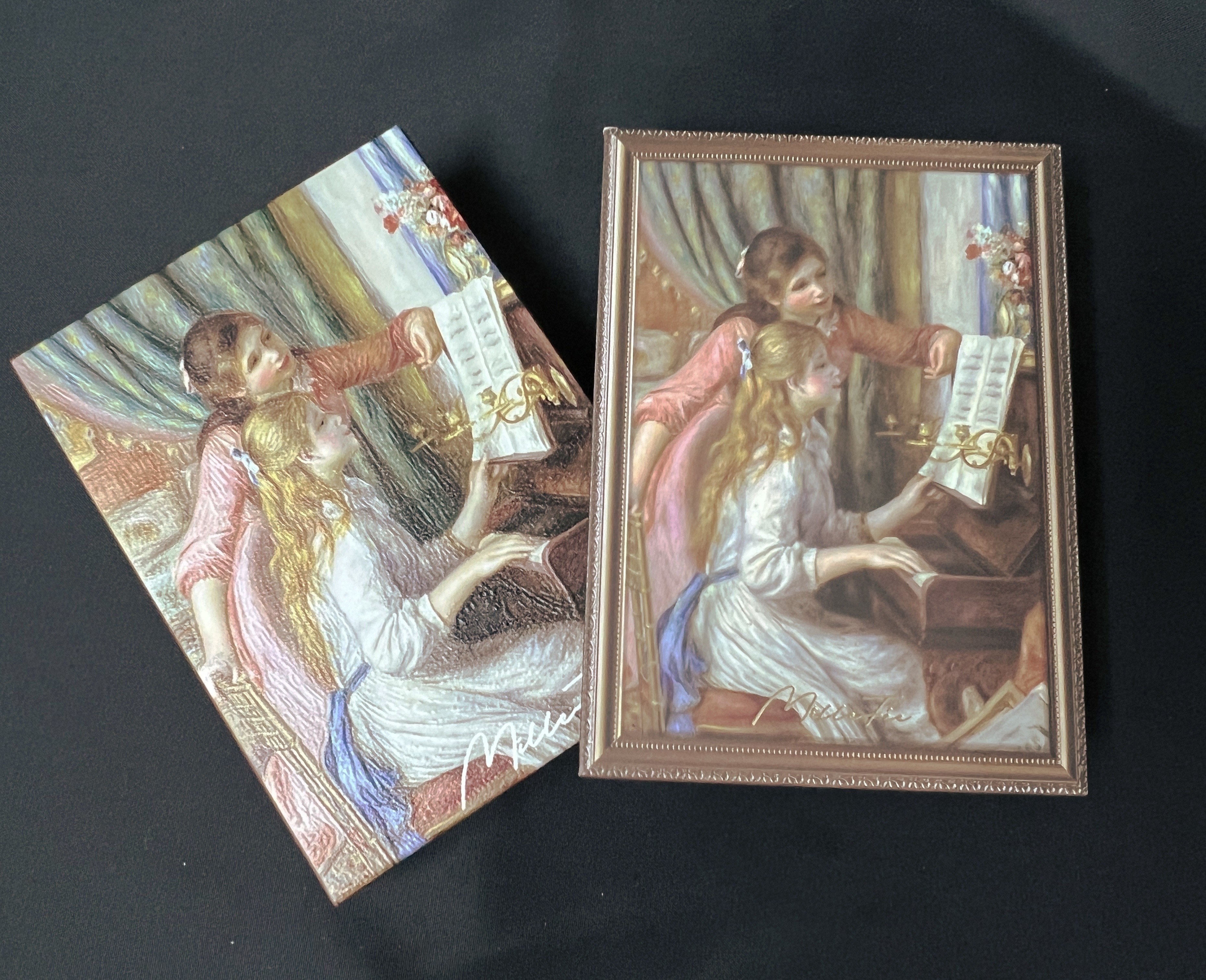 絵画アイシャドウパレット 03 ピアノを弾く少女たち/MilleFée/アイシャドウパレットを使ったクチコミ（1枚目）